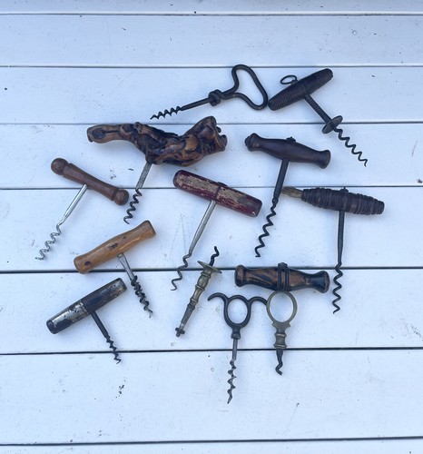 Vintage antique corkscrews job - antique,