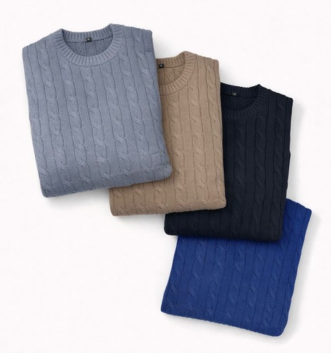 Men jumper knitted pullover - jumper,