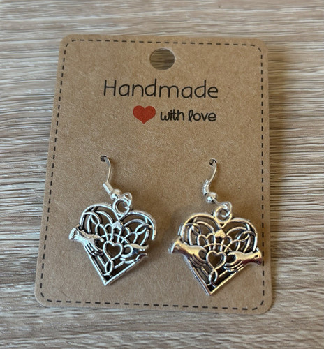 Sterling silver earrings - silver,
