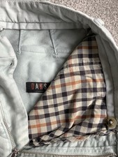 Men’s DAKS Moleskin Trousers In Oslo Blue 32 “ Waist 31 “Inside Leg Gd Cond.