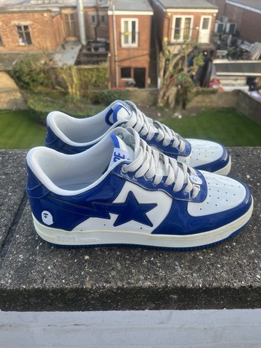 Bapesta parent leather - parent, blue