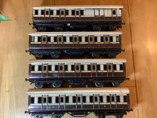 Bing for Bassett Lowke O Gauge 1921 Series 4 x LNWR Bogie Coaches