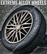 18" Bronze EX30 Alloy Wheels Ft Ford Transit Custom Sport Mk2 2024 6x120 + Tyres