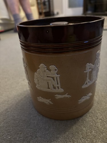 Doulton tobacco jar - tobacco, +