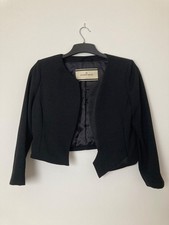 By Malene Birger MBC Malinia Cropped Black Tuxedo Style Jacket New Oldstock DK40