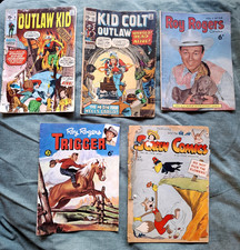 Cowboy Comics x 4 & Screen Comic x 1 Vintage: Lot 4