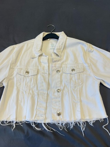 Primark white cropped denim - primark,