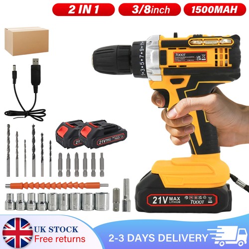Battery cordless drill combi - 2,
