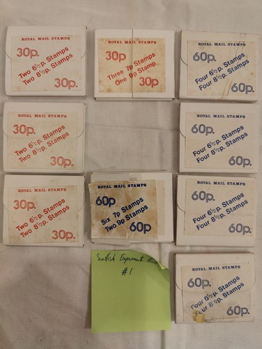 Scottish packet stamp - #1;,