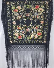 Vintage Chinese Floral & Birds