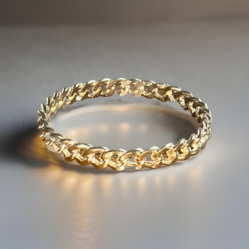 Vintage gold tone - tone, curb