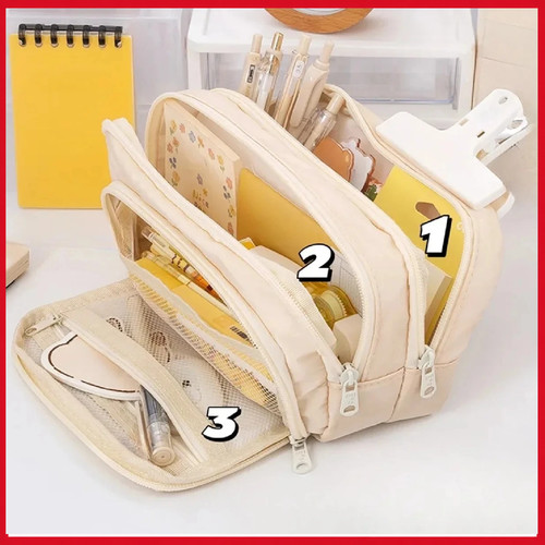 Large capacity pencil case - large,