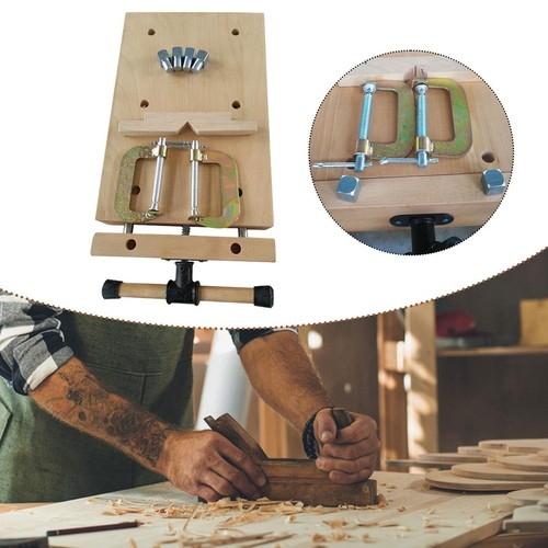 Wooden workbench vise fixed - wooden,