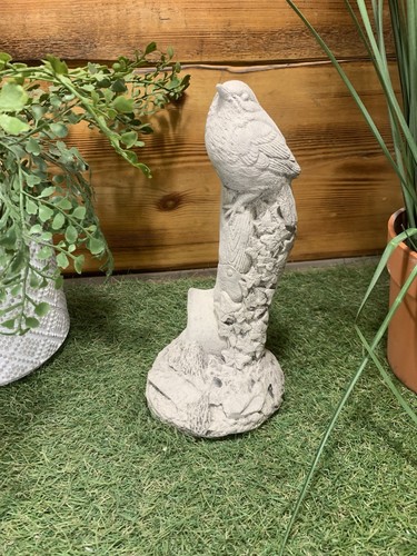Stone garden robin - robin, bird