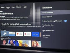 Epson Projector EH-LS650W 4K PRO Smart laser projection TV 3.600 lumen 3LCD tech