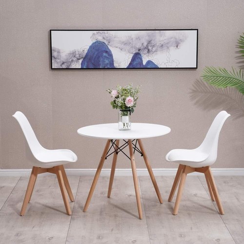Round dining table and - cm,