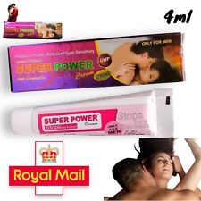 SUPER POWER DELAY CREAM. STOP PREMATURE EJACULATION 4ml Mens Sex Delay Cream