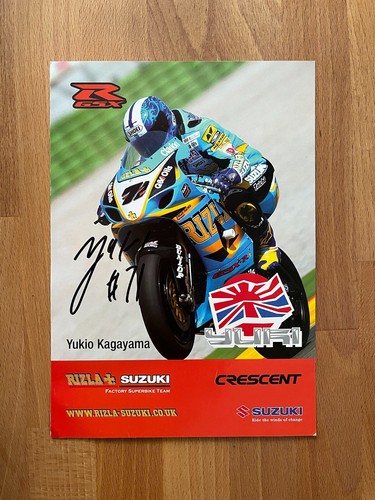 Yukio kagayama signed fan card - kagayama,