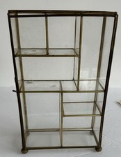 Brass N Glass Curio Cabinet