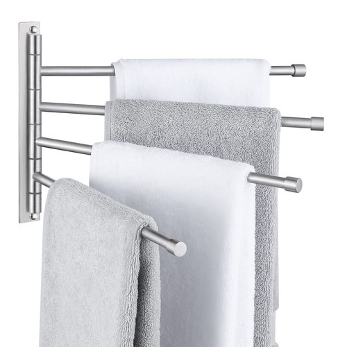 Bathroom swivel towel rack - bathroom,