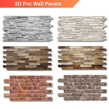 Stone Brick Wood Effect 3D PVC