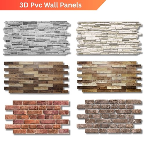 Stone brick wood - brick, pvc