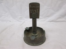WW2 Shell Trench Art Ashtray & Match Box Holder & 10 Cent Coin - Nijmegen 1945.