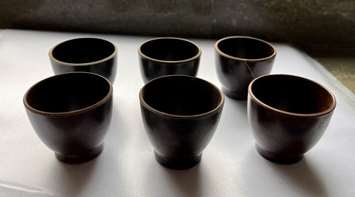 Vintage bakelite egg cups - egg,