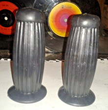 VESPA LAMBRETTA BLACK BUBBLE GRIPS IN USED CONDITION