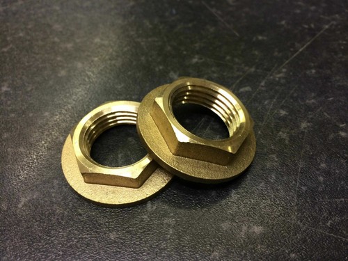 Brass back nuts for basin - brass,