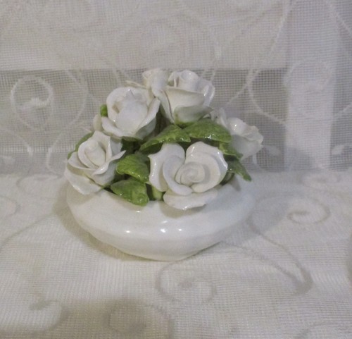 Coalport white rose - white,