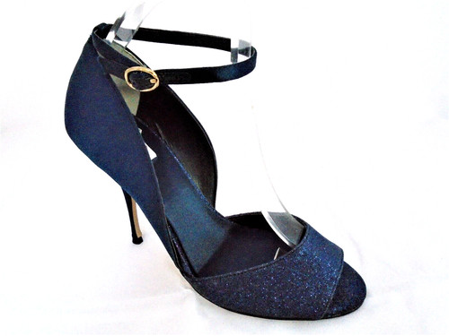 Untold navy glitter open toe - navy,
