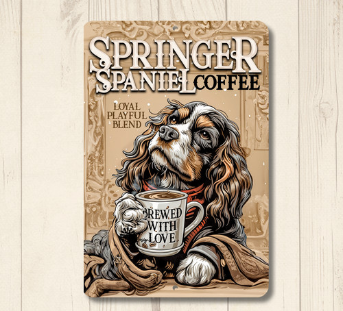 Springer spaniel coffee bar - springer,