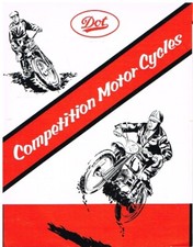 DOT 200 250 SCRAMBLER  TRIALS WORKS REPLICA  CALIFORNIAN ORIG. UK SALES BROCHURE