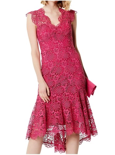 Karen millen pink peplum - karen,
