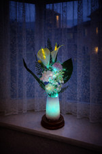 LED Fiber Optic Flower Lamp