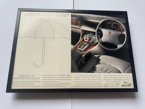 Framed 1995 jaguar - framed,