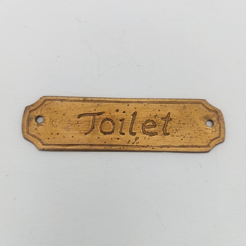 Vintage small brass - brass, toilet