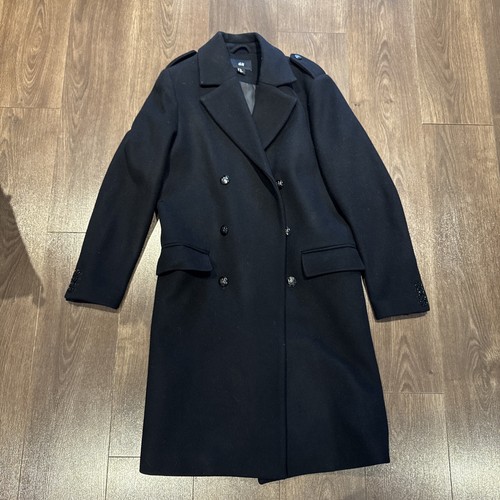 Men medium long coat - h&m,