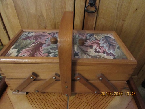 Vintage cantilever wood sewing - cantilever,