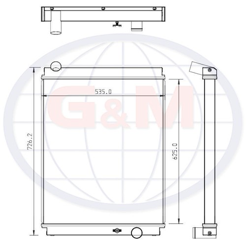 Radiator for mitsubishi comm - mitsubishi,
