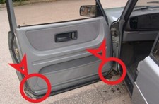 SAAB 900 classic aero T16S injection convertible hatch DOOR CARD WASHERS - GREY