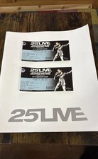 George Michael 2007 Tour Programme and Tickets Very Good Condition White Cover 