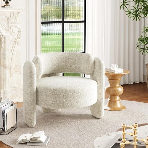 Oversized barrel accent - accent, chair