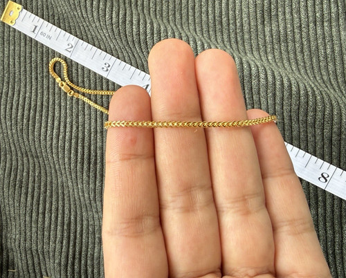 Carat yellow gold curb - yellow,