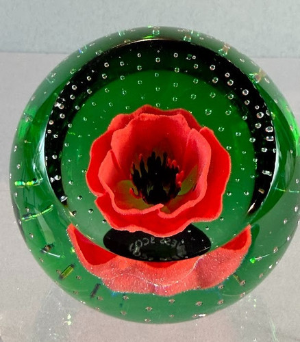 Caithness glass paperweight - glass,