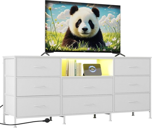 Led dresser drawer chest - dresser, of