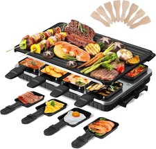 2-in-1 Raclette Grill 8