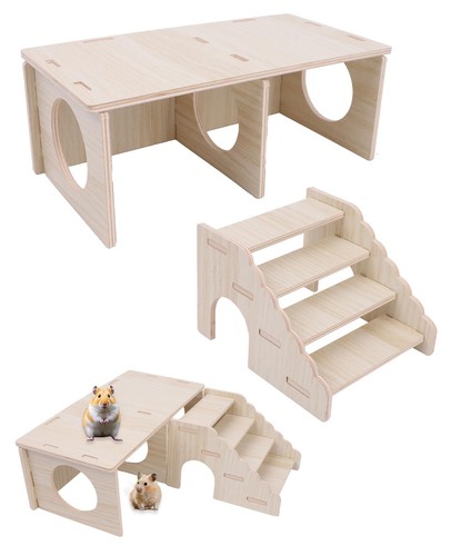 Pcs wooden hamster - wooden, hideouts