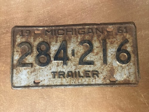 1961 michigan license - 1961,